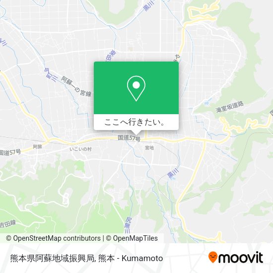 熊本県阿蘇地域振興局地図