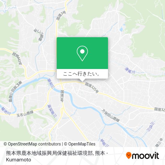 熊本県鹿本地域振興局保健福祉環境部地図