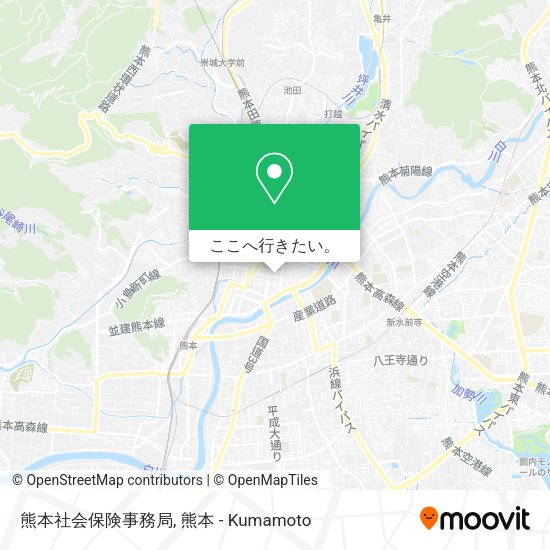 熊本社会保険事務局地図