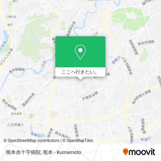 熊本赤十字病院地図