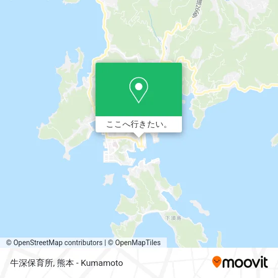 牛深保育所地図