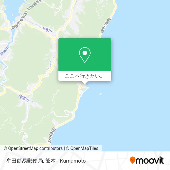 牟田簡易郵便局地図