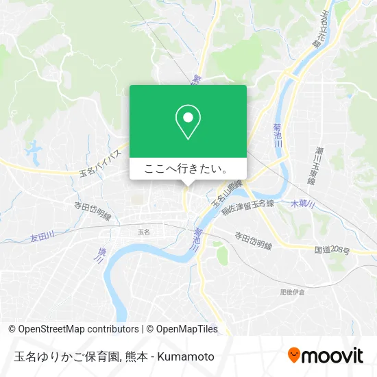 玉名ゆりかご保育園地図