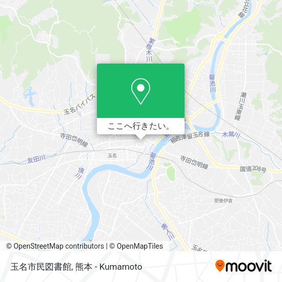 玉名市民図書館地図