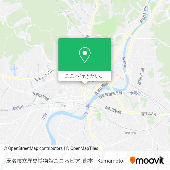 玉名市立歴史博物館こころピア地図