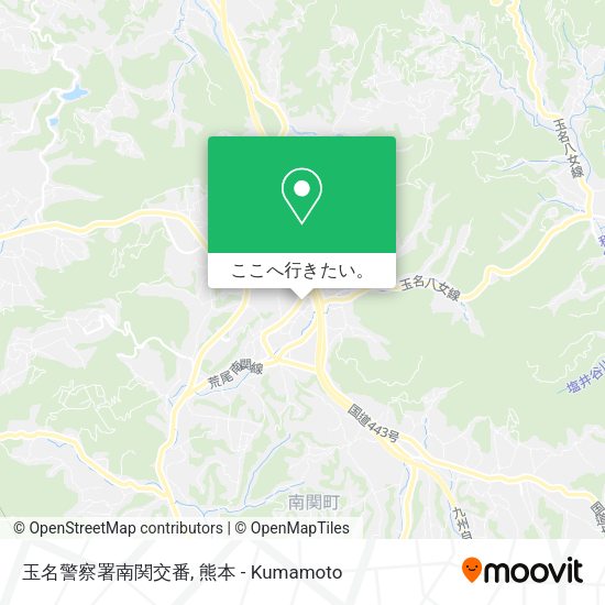 玉名警察署南関交番地図