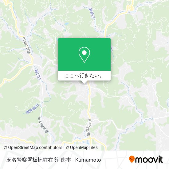 玉名警察署板楠駐在所地図