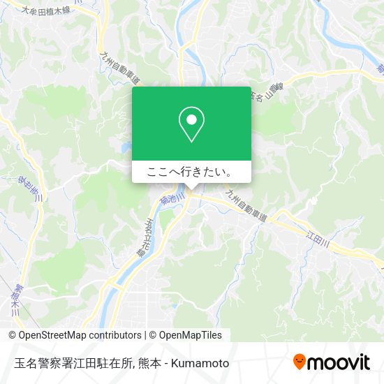 玉名警察署江田駐在所地図