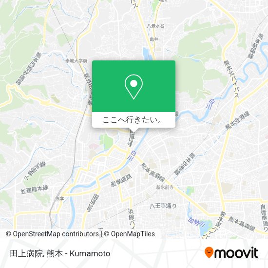 田上病院地図