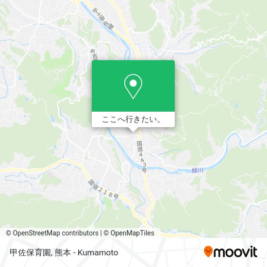 甲佐保育園地図