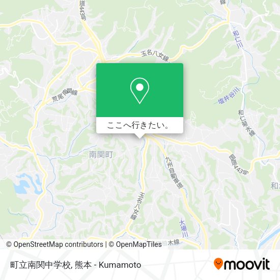 町立南関中学校地図