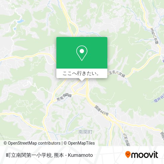 町立南関第一小学校地図