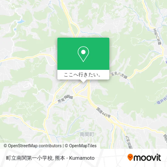 町立南関第一小学校地図