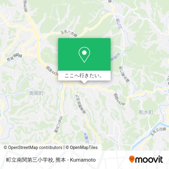 町立南関第三小学校地図