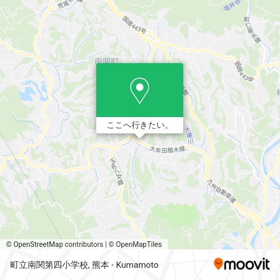 町立南関第四小学校地図