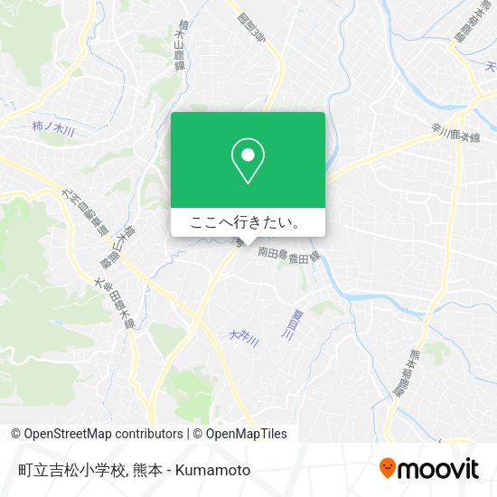 町立吉松小学校地図