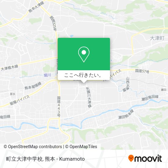 町立大津中学校地図