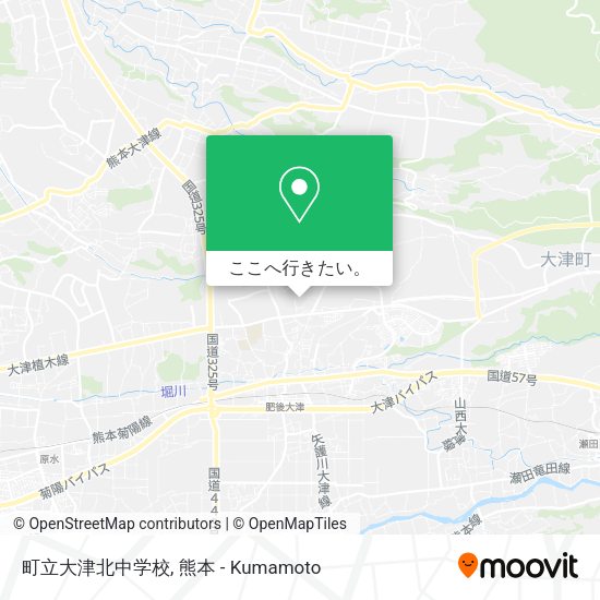町立大津北中学校地図