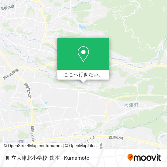 町立大津北小学校地図