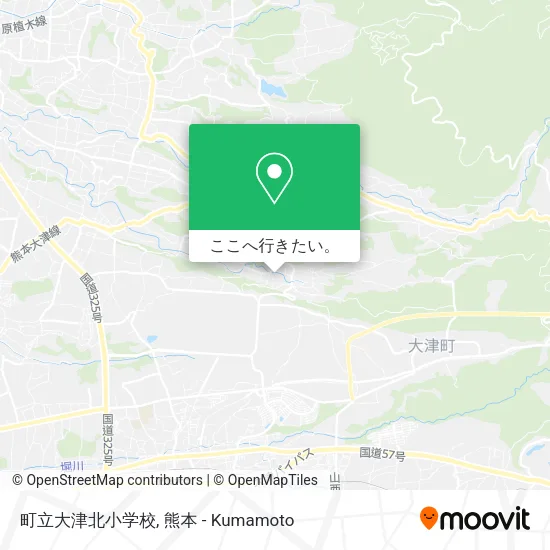 町立大津北小学校地図