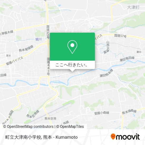 町立大津南小学校地図