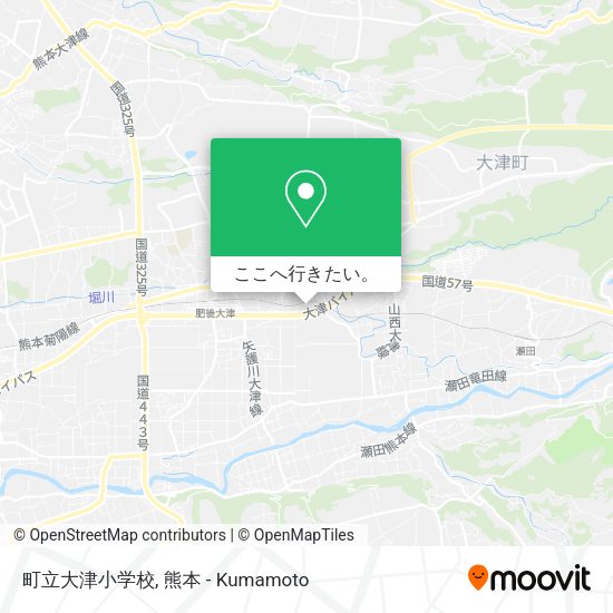 町立大津小学校地図