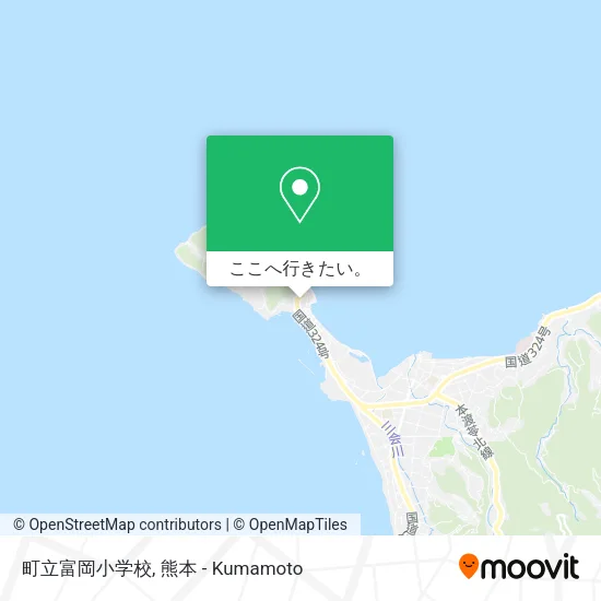 町立富岡小学校地図