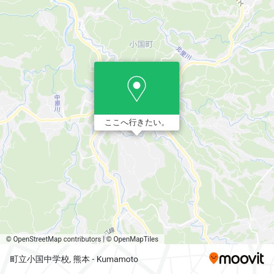 町立小国中学校地図