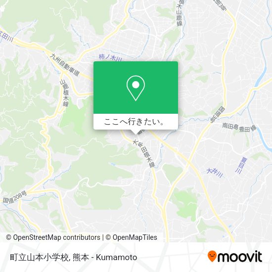 町立山本小学校地図