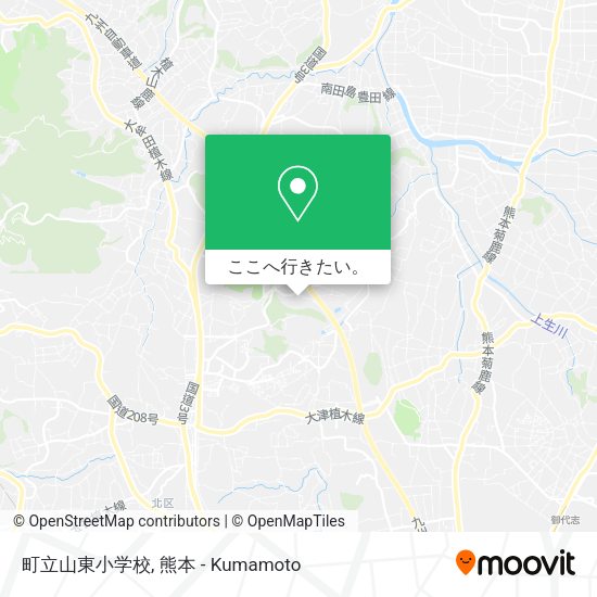 町立山東小学校地図