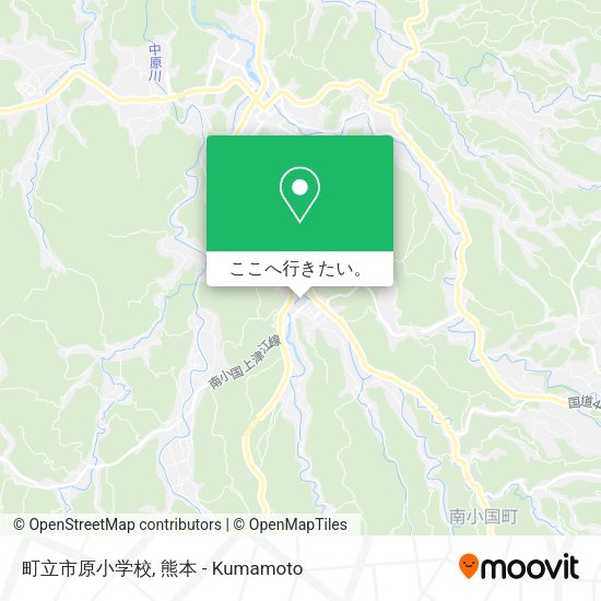 町立市原小学校地図