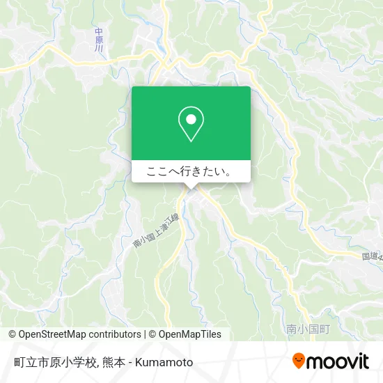 町立市原小学校地図