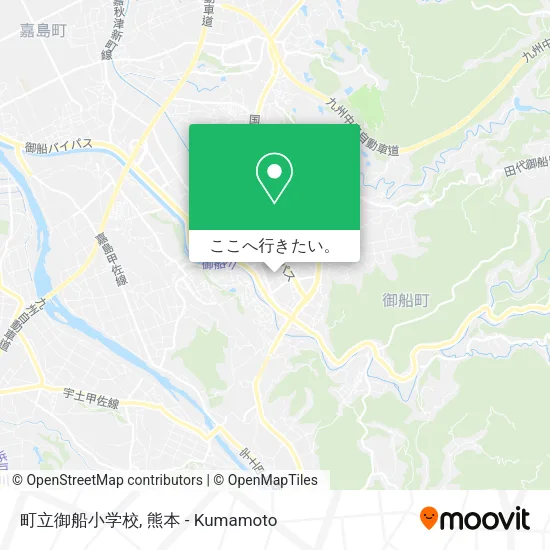 町立御船小学校地図
