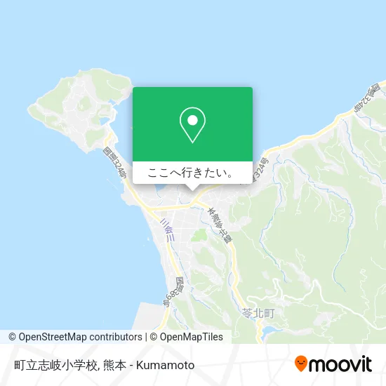 町立志岐小学校地図