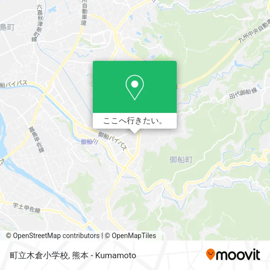町立木倉小学校地図