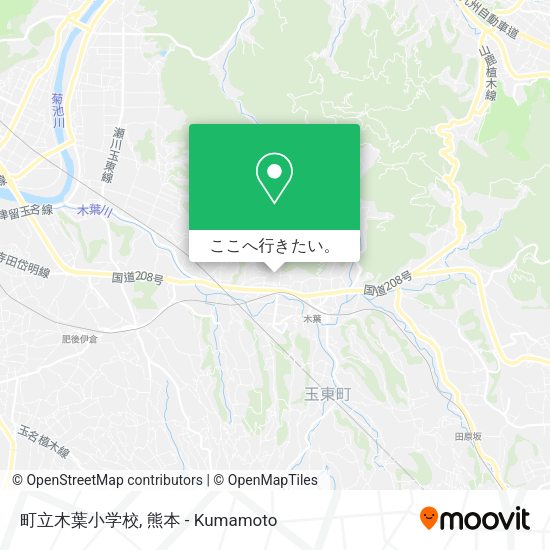 町立木葉小学校地図