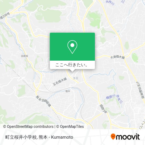 町立桜井小学校地図