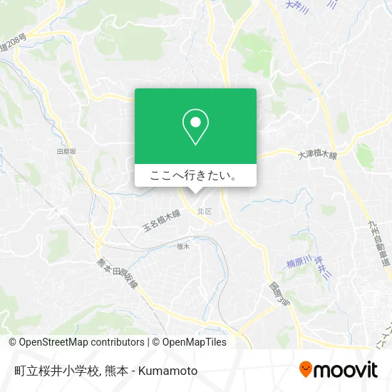 町立桜井小学校地図