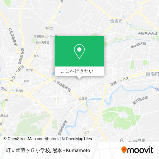 町立武蔵ヶ丘小学校地図