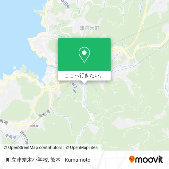 町立津奈木小学校地図