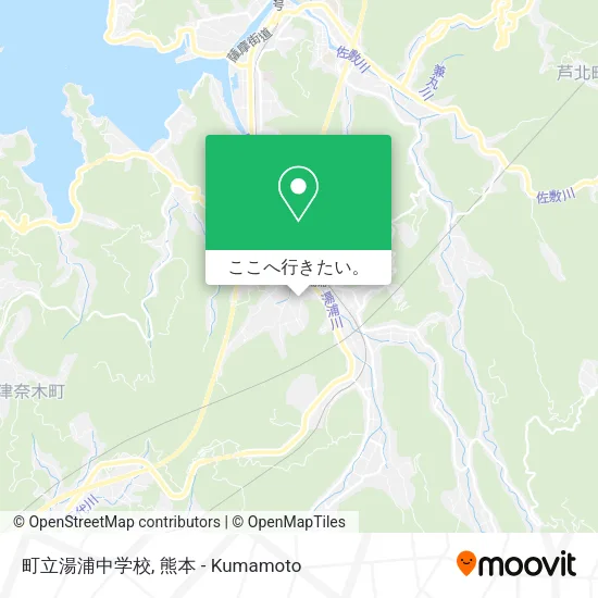 町立湯浦中学校地図