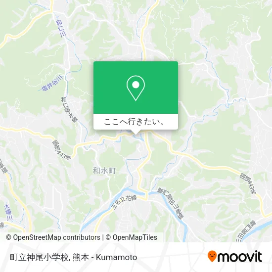 町立神尾小学校地図