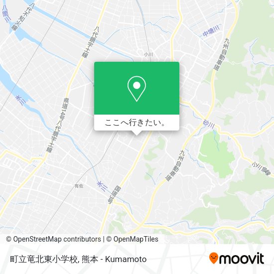町立竜北東小学校地図