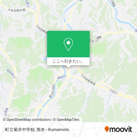 町立菊水中学校地図