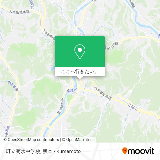 町立菊水中学校地図
