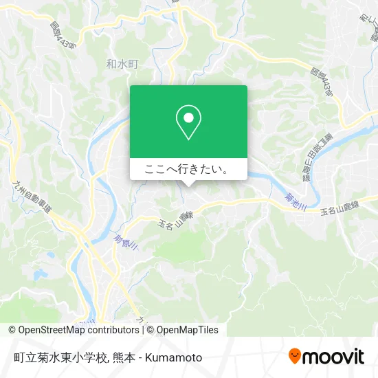 町立菊水東小学校地図
