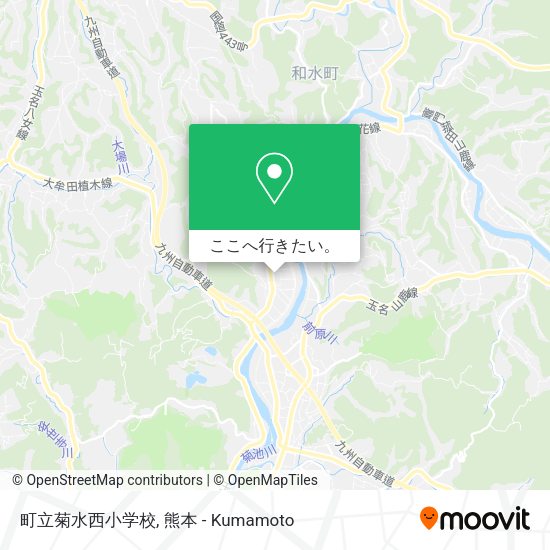町立菊水西小学校地図
