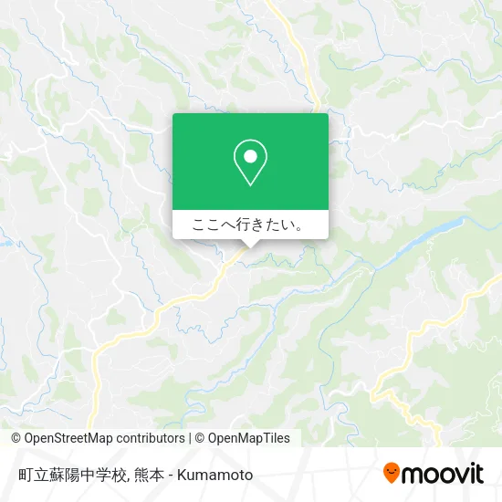 町立蘇陽中学校地図