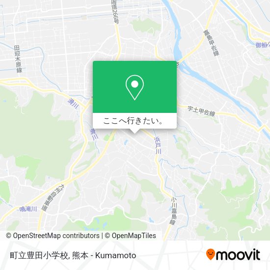 町立豊田小学校地図