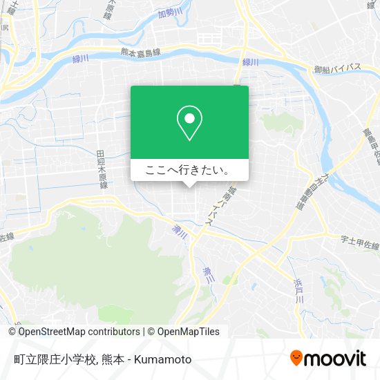 町立隈庄小学校地図